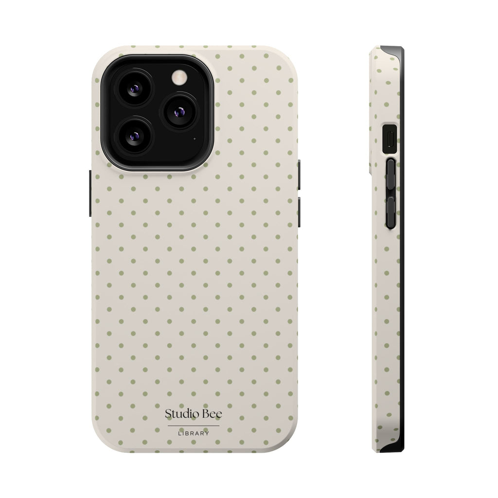 Olive Polka Dot