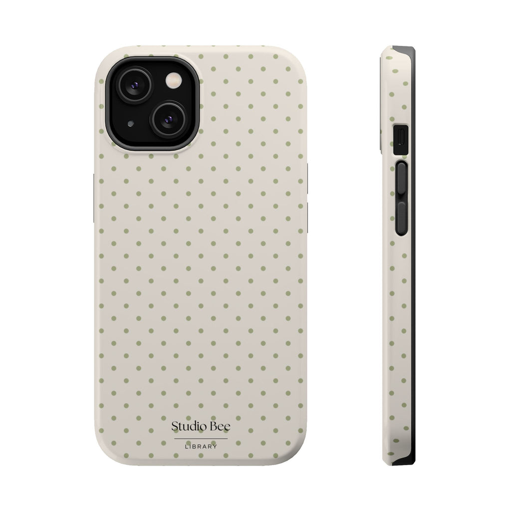 Olive Polka Dot