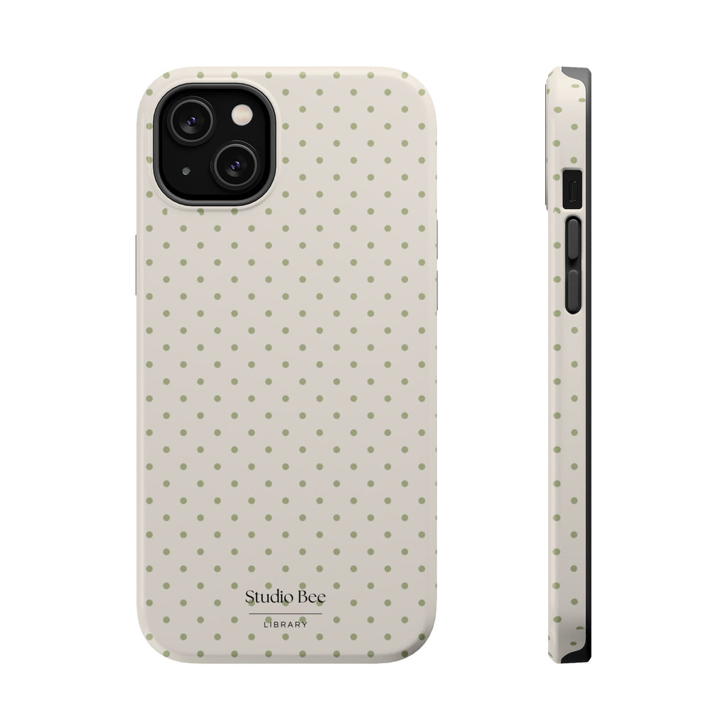 Olive Polka Dot