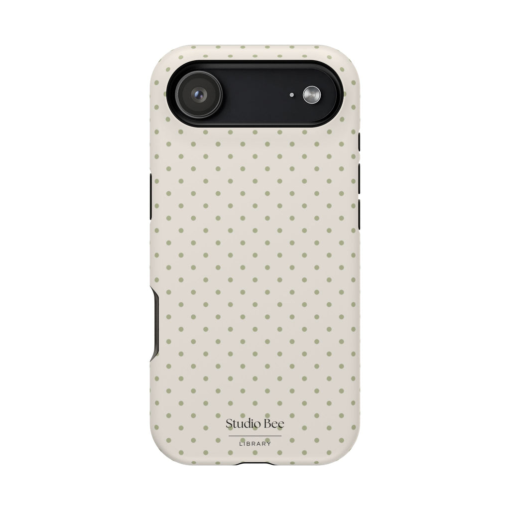 Olive Polka Dot