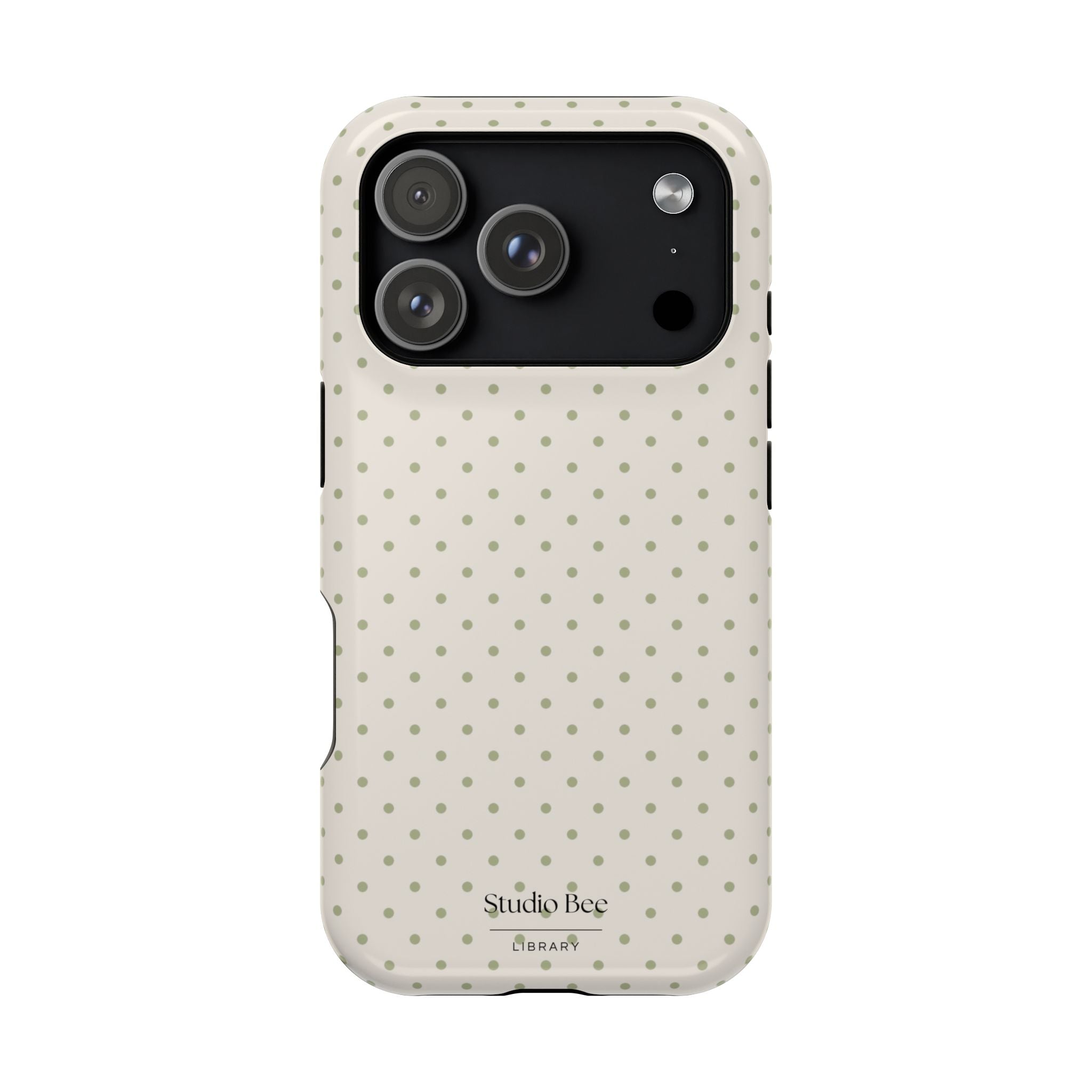Olive Polka Dot