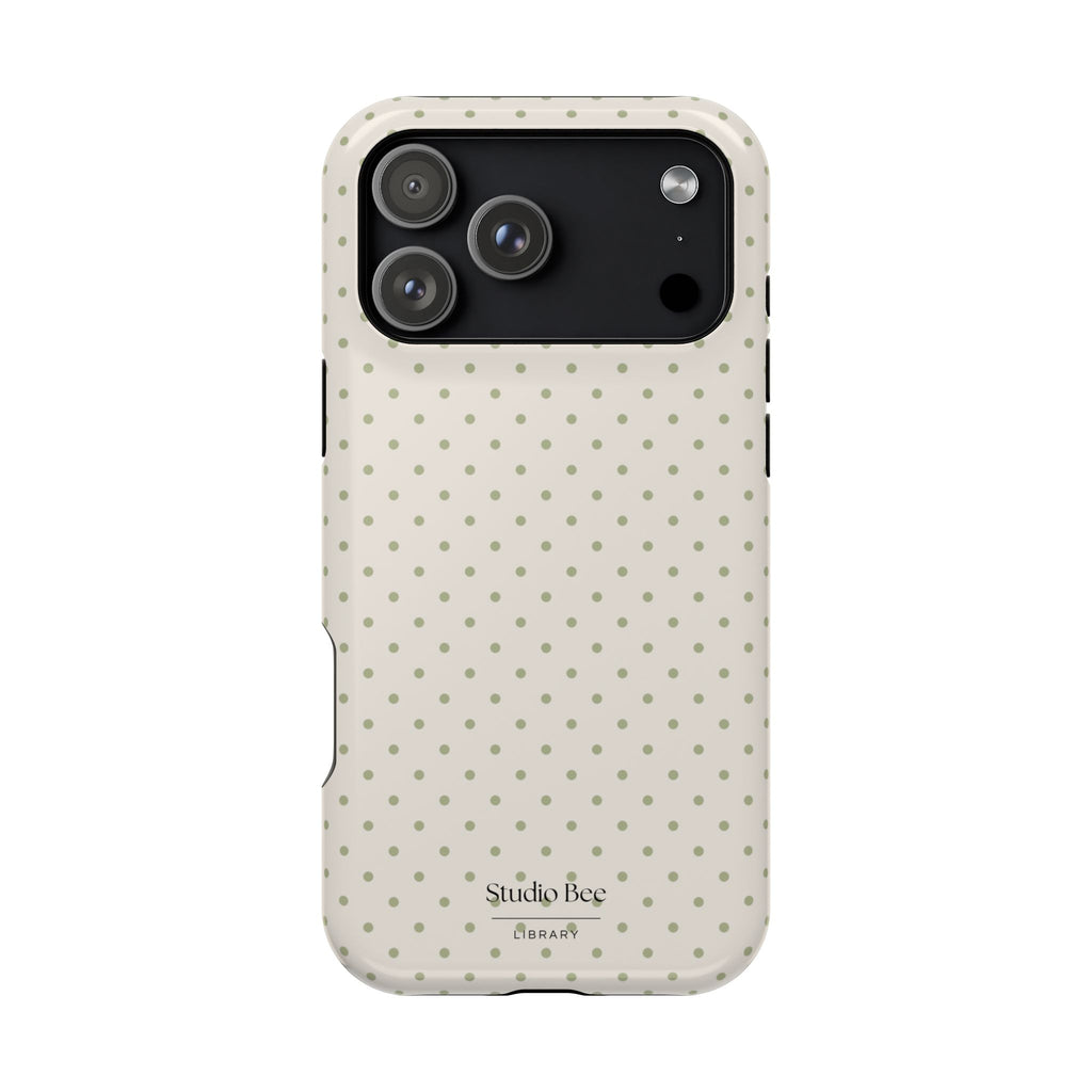 Olive Polka Dot