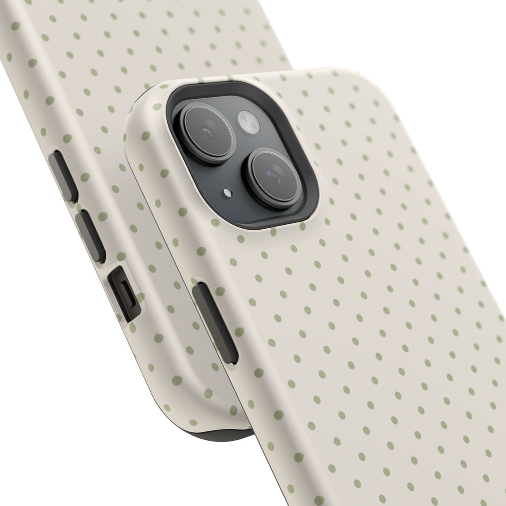 Olive Polka Dot