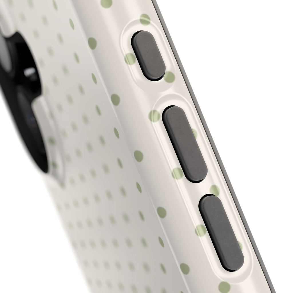 Olive Polka Dot