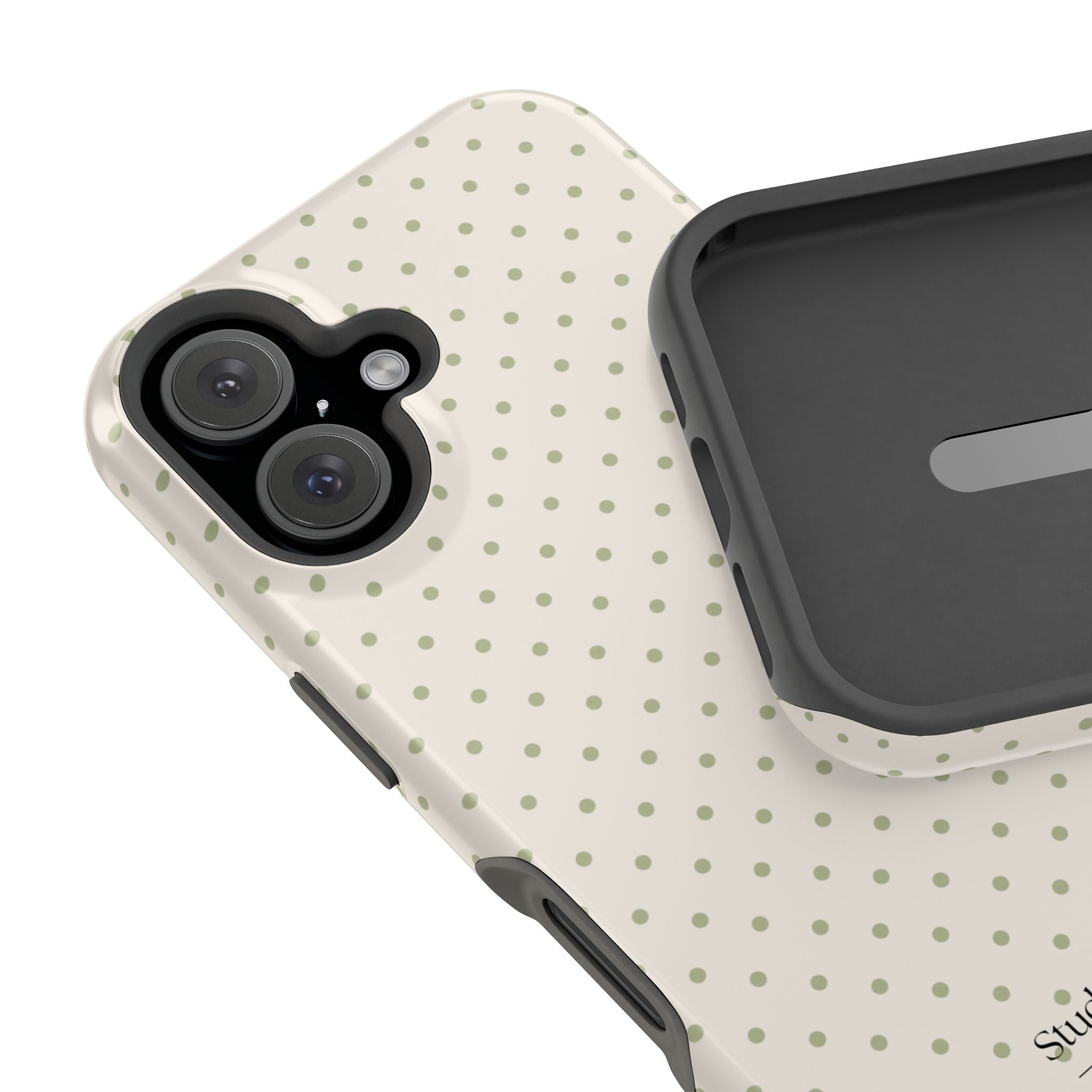 Olive Polka Dot