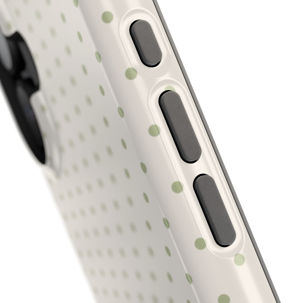 Olive Polka Dot