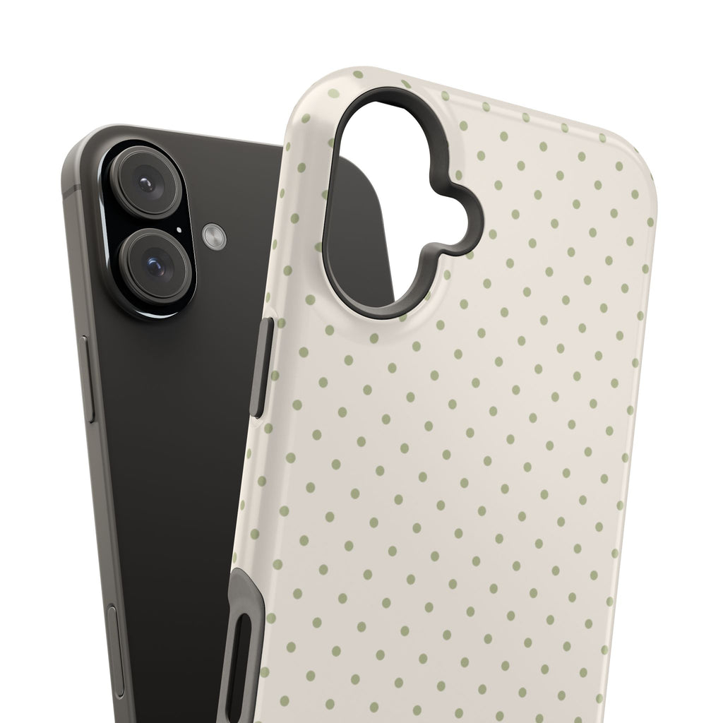 Olive Polka Dot