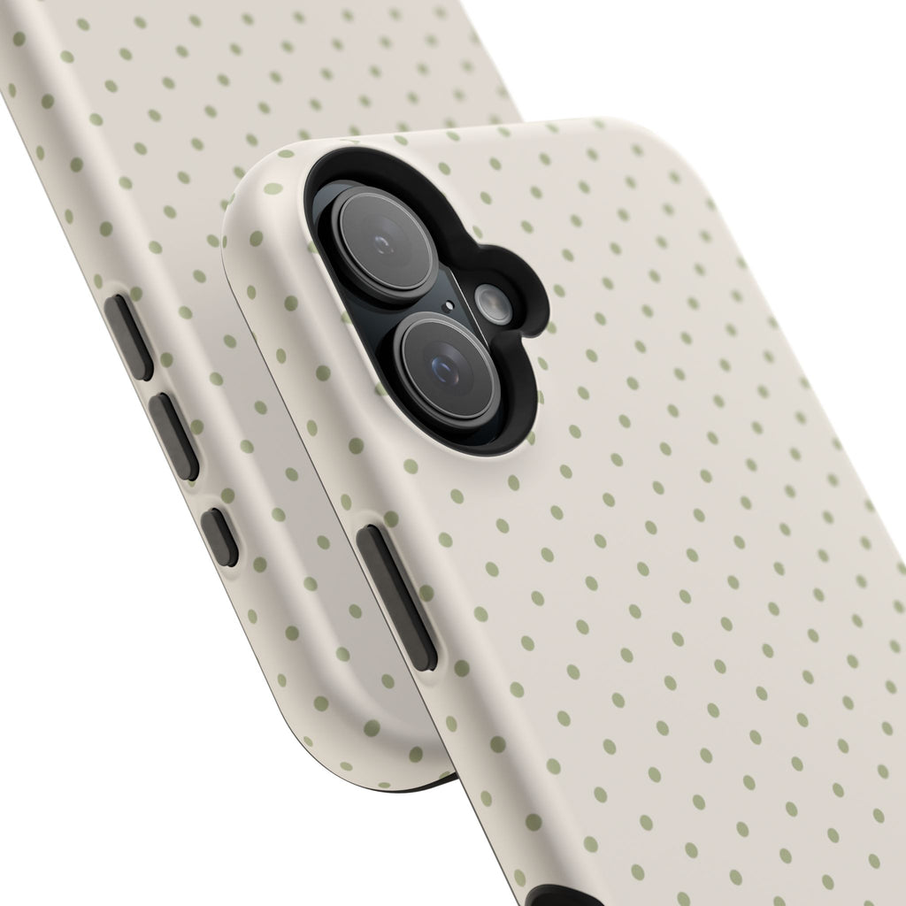 Olive Polka Dot
