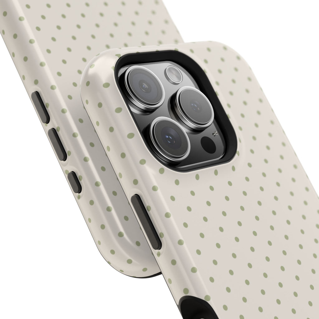 Olive Polka Dot