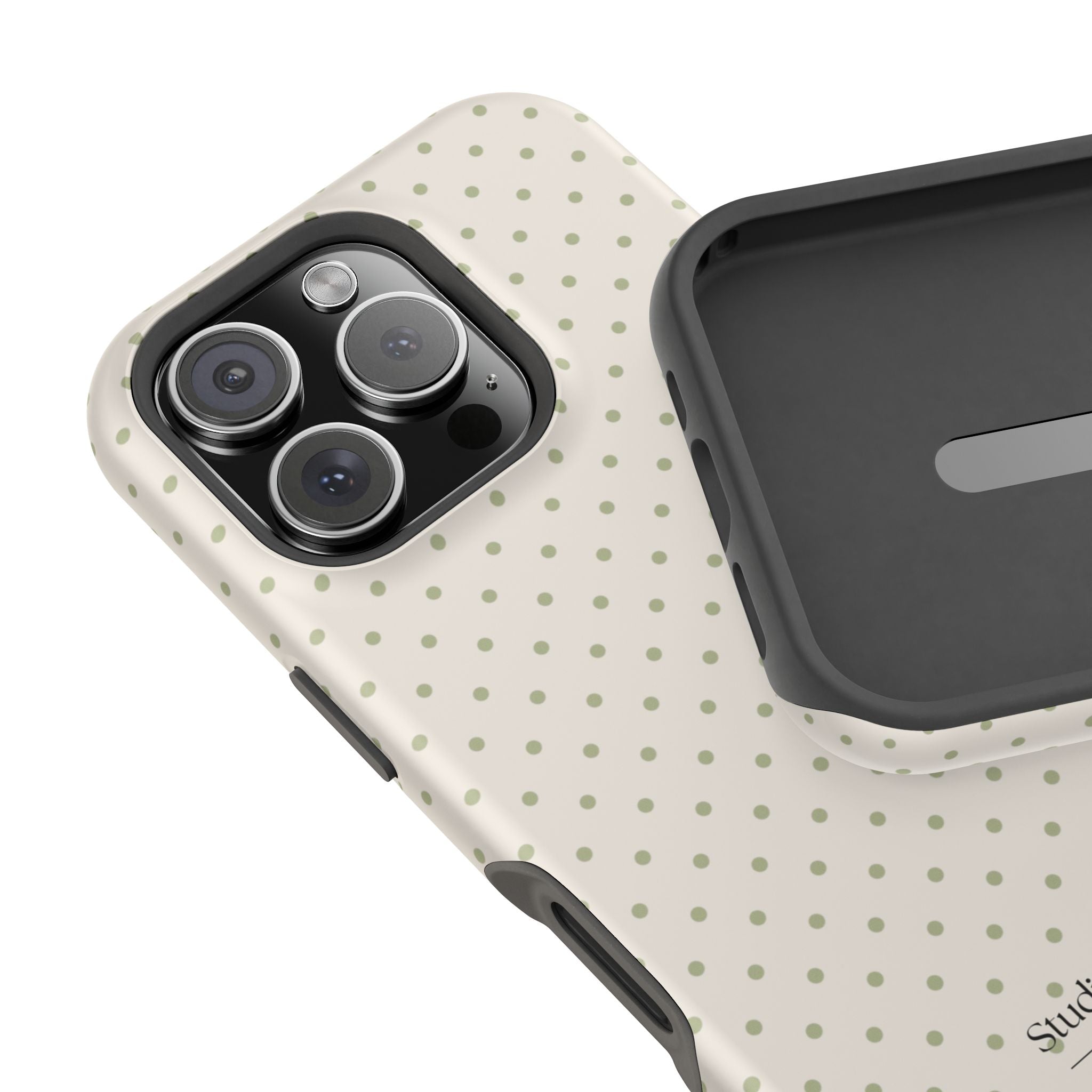 Olive Polka Dot