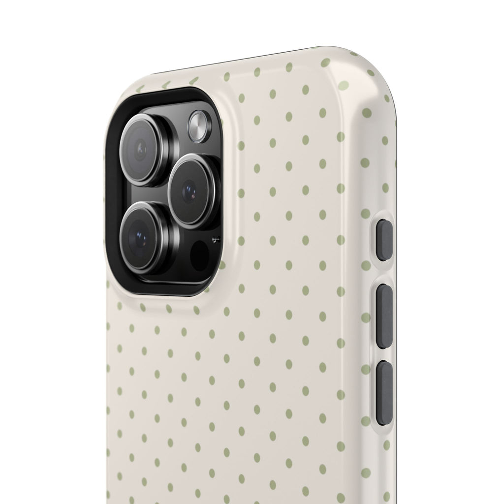 Olive Polka Dot