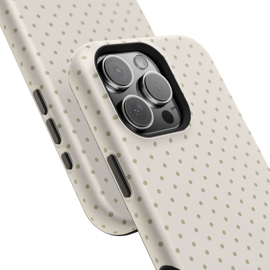Olive Polka Dot